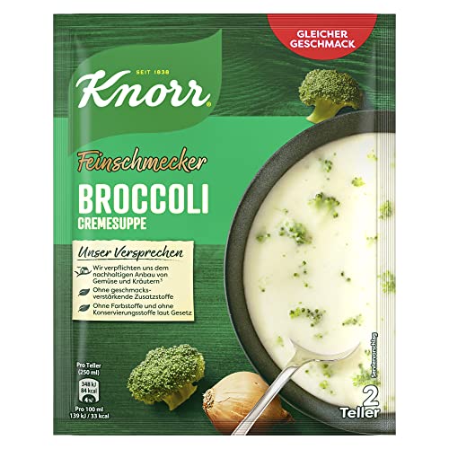 Knorr Feinschmecker Broccoli Suppe, 2 Teller von Knorr