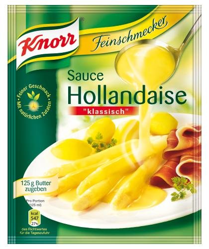 Knorr Feinschmecker Hollandaise klassisch, 24er Pack (24 x 250 ml Beutel) von Knorr