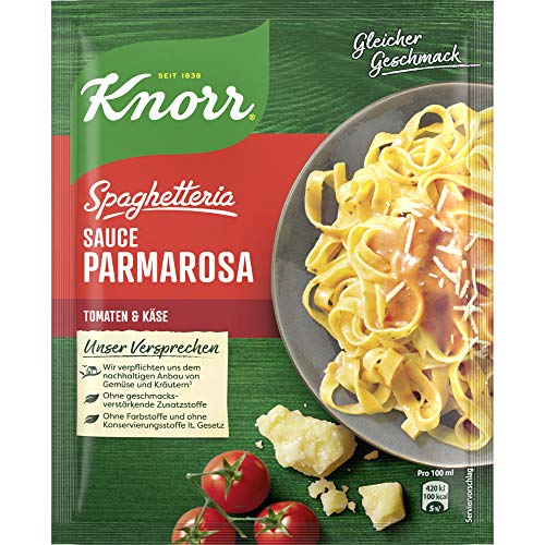 Knorr Feinschmecker Sauce Parmarosa leckere Nudelsauce ohne geschmacksverstärkende Zusatzstoffe 250 ml 1 Stück von Knorr