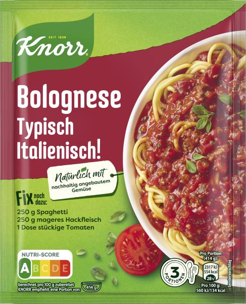 Knorr Fix Bolognese Typisch Italienisch! von Knorr