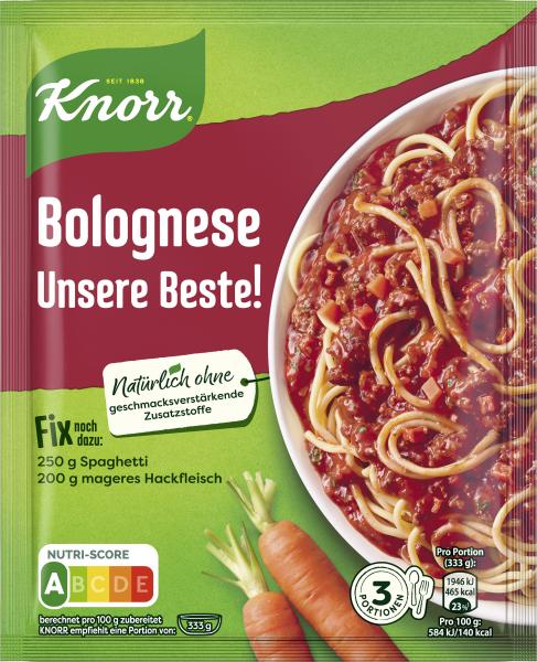 Knorr Fix Bolognese Unsere Beste! von Knorr