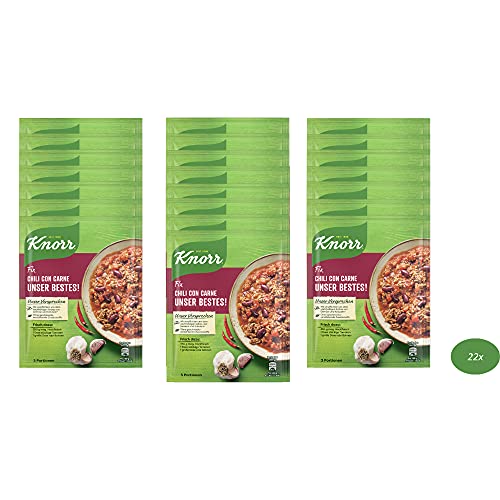 Knorr Fix Chili con Carne Unser Bestes, 22er Pack (22 x 49 g) von Knorr