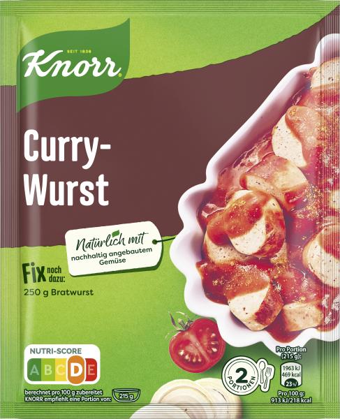 Knorr Fix Currywurst von Knorr