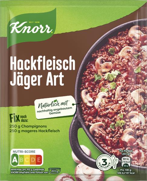 Knorr Fix Hackfleisch Jäger Art von Knorr