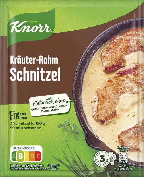 Knorr Fix Kräuter-Rahm Schnitzel von Knorr