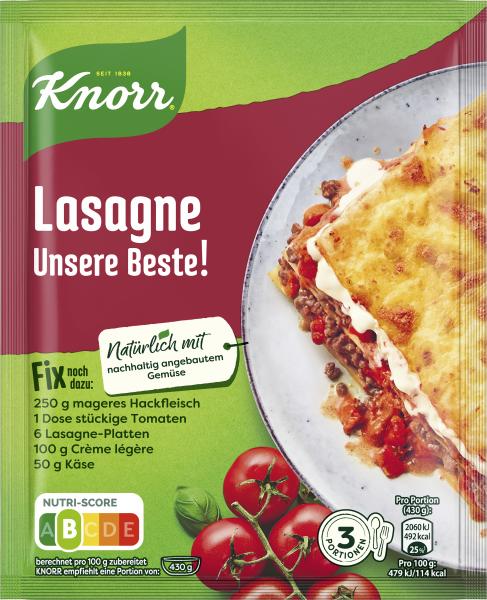 Knorr Fix Lasagne Unsere Beste! von Knorr