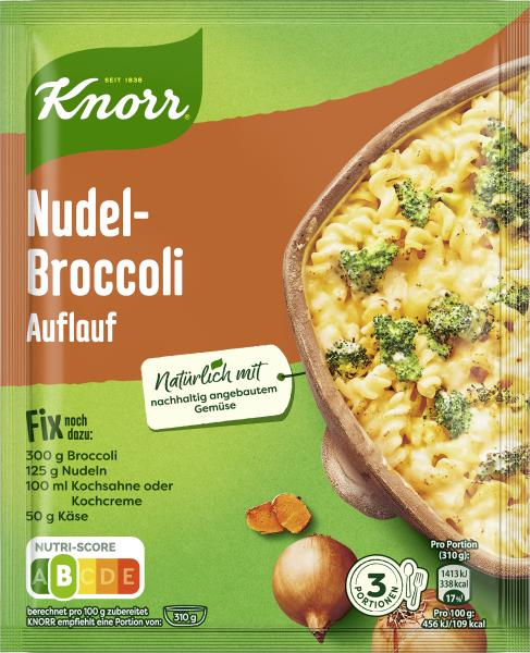 Knorr Fix Nudel-Broccoli Auflauf von Knorr