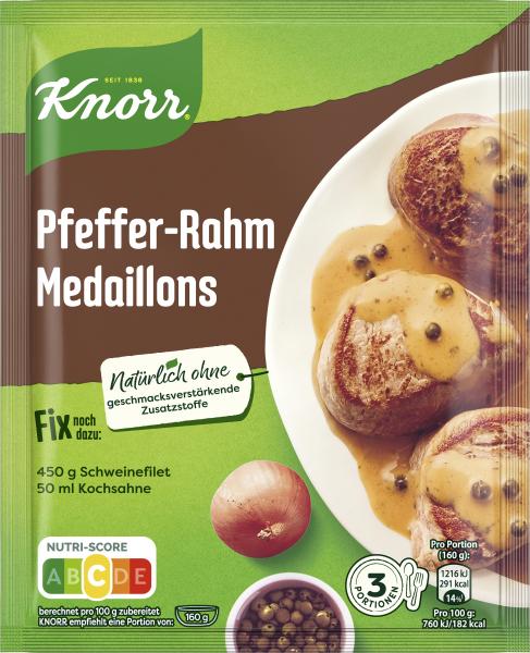 Knorr Fix Pfeffer-Rahm Medaillons von Knorr