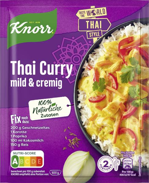 Knorr Fix Thai Curry mild & cremig von Knorr