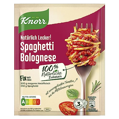 Knorr Fix Würzmischung, Spaghetti Bolognese, 38 g (Packung mit 10) von Knorr