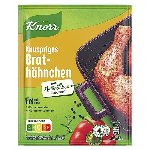 Knorr Fix Würzmischung Knuspriges Brathähnchen für ein leckeres Fleischgericht mit natürlichen Zutaten 29 g von Knorr