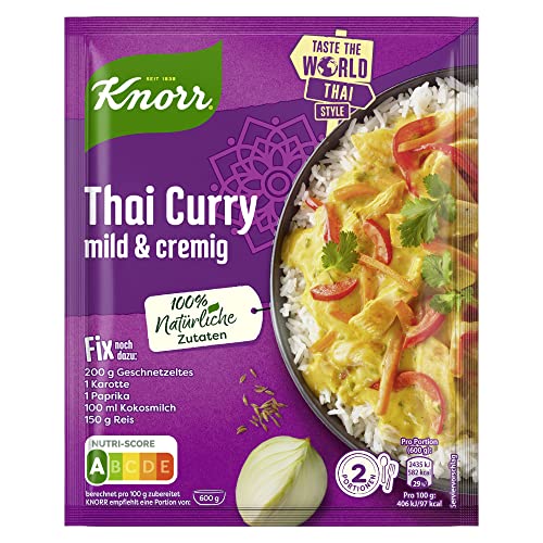 Knorr Fix Würzmischung Thai Curry, 30 g von Knorr