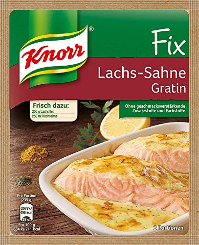 Knorr Fix fr Lachs- Sahne-Gratin von Knorr