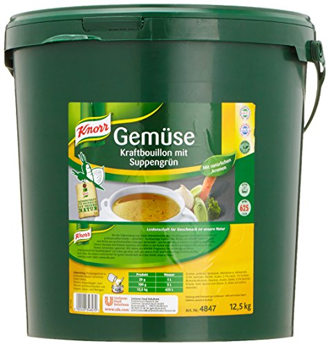 Knorr Gemüse Kraftbouillon 12.5 kg, 1er Pack (1 x 12.5 kg) von Knorr