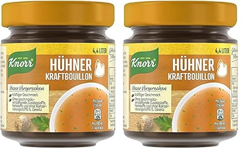 Knorr Hühner Kraftbouillon, 88 g (Packung mit 2) von Knorr