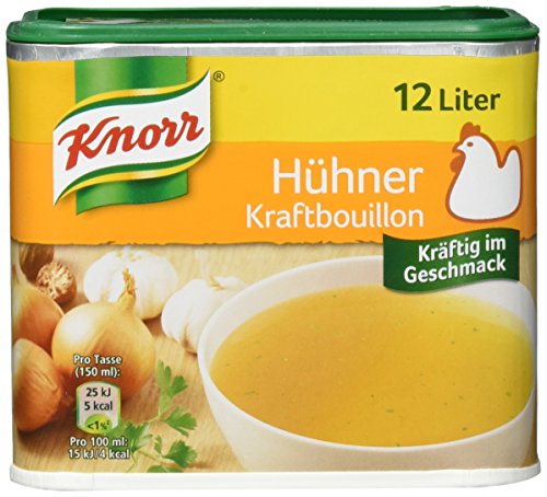 Knorr Hühner Kraftbouillon Brühe Dose, 3er-Pack (3 x 12 Liter) von Knorr