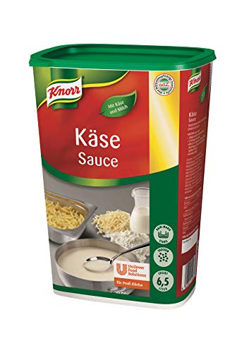 Knorr Käse Sauce (cremige Konsistenz, abgerundeter Käsegeschmack) 1er Pack (1 x 1kg) von Knorr