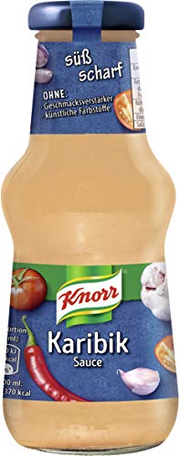 Knorr Karibik Sauce leckere Grillsauce mit süß-scharfem Geschmack 6x 250ml von Knorr