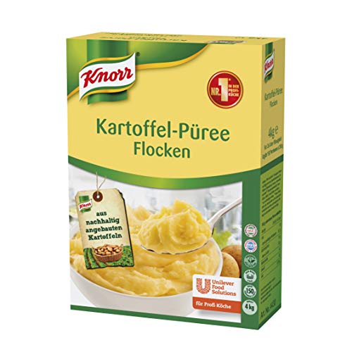 Knorr Kartoffel-Flocken Püree (aus Qualitäts-Kartoffeln) 1er Pack (1 x 4kg) von Knorr