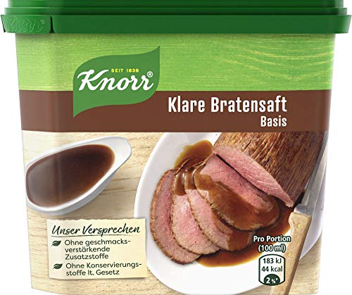 Knorr Klare Bratensaft Basis 235g Dose Ergiebigkeit = 2, 5 Liter, 2.50 L von Knorr