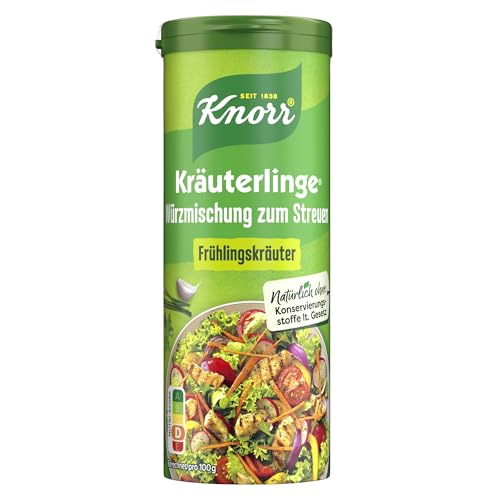 Knorr Kräuterlinge Gewürzmischung für Gemüse (Salate oder Aufläufe Frühlingskräuter vegan) 1 x 60 g von Knorr