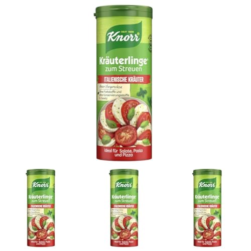 Knorr Kräuterlinge Italienische Kräuter Streuer, 1er-Pack (1 x 60 g) (Packung mit 4) von Knorr