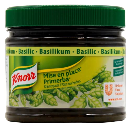 Knorr Mise en place Basilikum Kräuterpaste, (1 x 340g) von Knorr