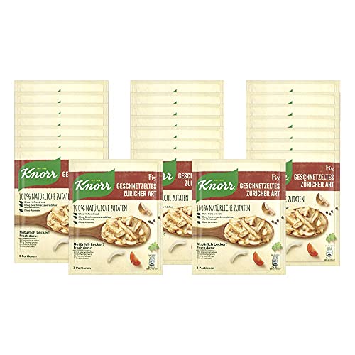 Knorr Natürlich Lecker Geschnetzeltes Züricher Art Fix 3 Portionen (19 x 32 g) von Knorr