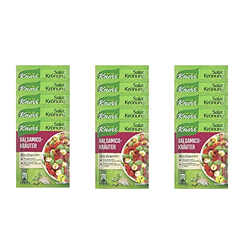 Knorr Salatkrönung Balsamico-Kräuter für ein leckeres Salatdressing mit natürlichen Zutaten* 15x 52 ml von Knorr