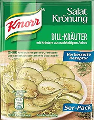 Knorr Salatkrönung Dill-Kräuter Salatdressing 5er-Pack von Knorr