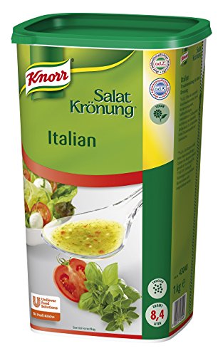 Knorr Salatkrönung Italienische Art (Salatdressing einfach zuzubereiten, flexibel einsetzbare Salatsoße) 1er Pack (1 x 1 kg) von Knorr