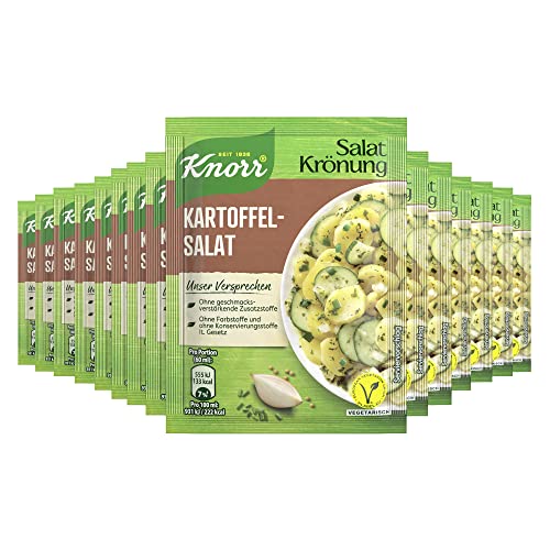 Knorr Salatkrönung Kartoffelsalat für ein leckeres Salatdressing mit natürlichen Zutaten* 15x 5er Pack von Knorr