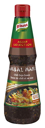 Knorr Sambal Manis Chili-Soja-Sauce (asiatische Würzsauce) 1er Pack (1 x 1 Liter) von Knorr