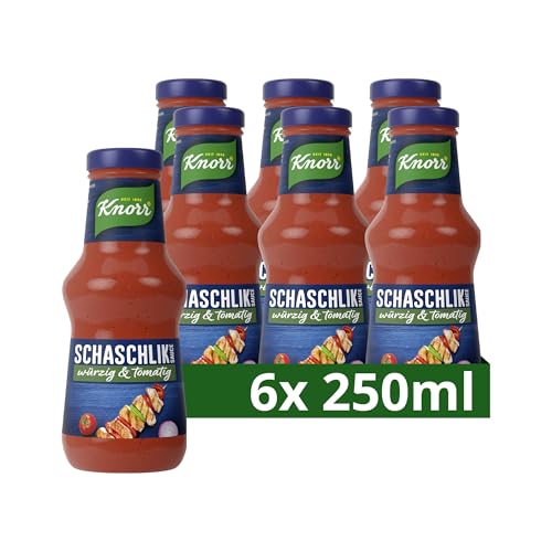 Knorr Schlemmersauce Schaschlik, 6er Pack (6 x 250 ml) von Knorr