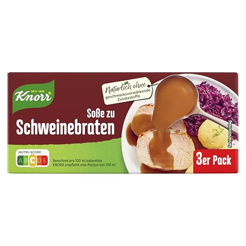 Knorr Schweinebraten Soße, 3 x 250ml von Knorr