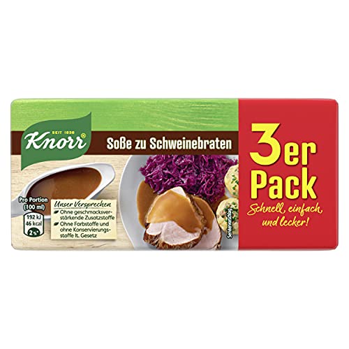 Knorr Schweinebraten Soße, 3 x 250ml von Knorr