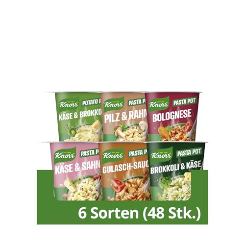 Knorr Snack Becher 48er Mischkarton 6fach sortiert von Knorr