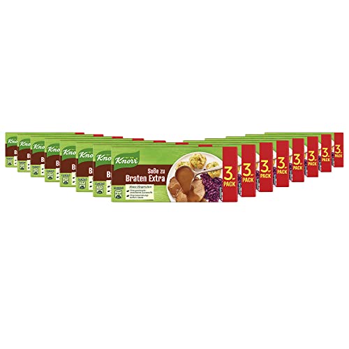 Knorr Soße zu Braten Extra leckere dunkle Soße mit würzigem Geschmack 15x 84 g von Knorr