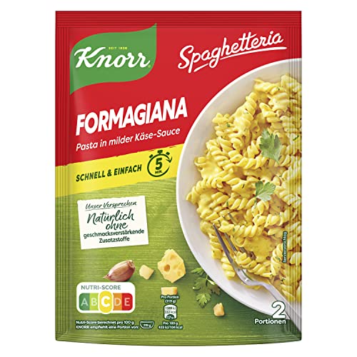 Knorr Spaghetteria Nudel-Fertiggericht Formagiana leckeres Nudelgericht fertig in 5 Minuten 163 g von Knorr