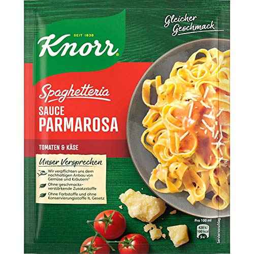 Knorr Spaghetteria Sauce Parmarosa Tomaten und Käse, 10er Pack (10 x 250 ml) von Knorr