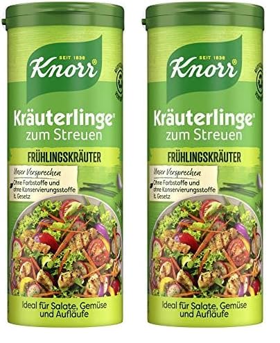 Knorr Streuer Frühlingskräuter für Gemüse 4×60g (Packung mit 2) von Knorr