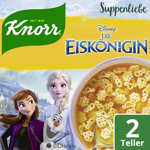 Knorr Suppenliebe Disney Die Eiskönigin Suppe leckere schnelle Suppe für Kinder und Erwachsene mit natürlichen Zutaten 2 Portionen von Knorr