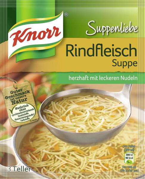 Knorr Suppenliebe Rindfleisch Suppe von Knorr