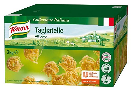 Knorr Tagliatelle All'uovo gelb Bandnudeln mit Ei 3 kg von Knorr