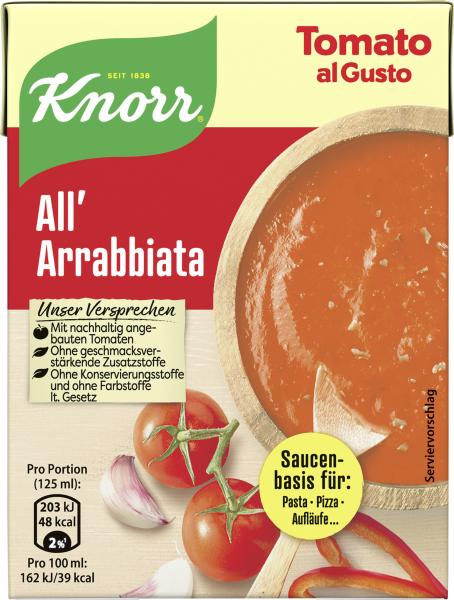 Knorr Tomato al Gusto All' Arrabbiata von Knorr