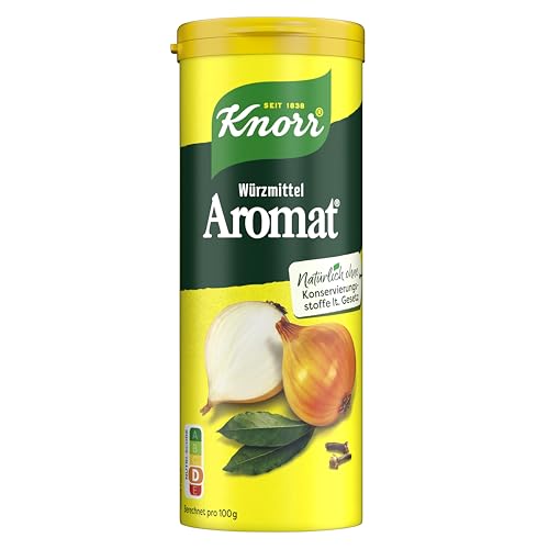 Knorr Würzmittel Aromat zum Streuen Gewürzmischung zum Verfeinern von Speisen für schnelle Gerichte 100 g von Knorr