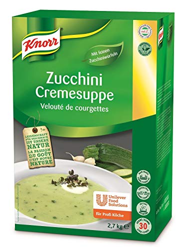 Knorr Zucchini Cremesuppe Trockenmischung (mit feinen Zucchiniwürfeln) 1er Pack (1 x 2,7 kg) von Knorr