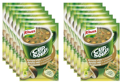 [Packung von 12] Knorr Lecker Augenblick Pilz (Steinpilze) Suppe von Knorr