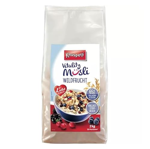 Knusperli Vitality Müsli - Wildfrucht - 2 kg von Knusperli