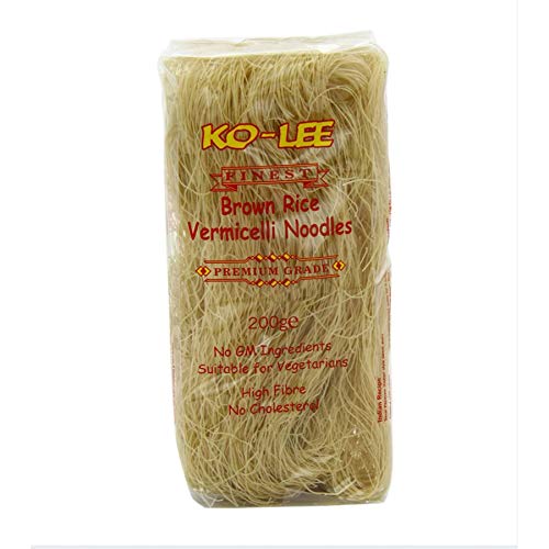 Ko-Lee Vermicelli Braune Reisnudeln - 200g - 4er-Packung von Ko-Lee